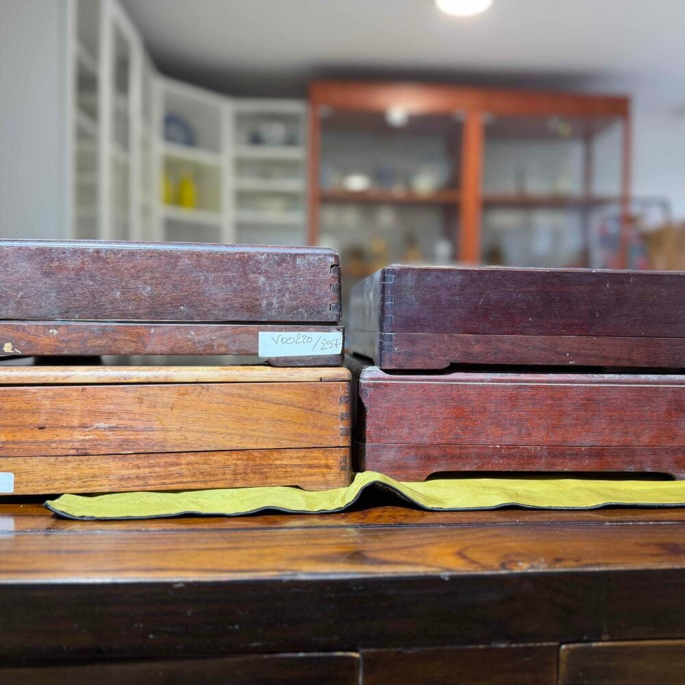 3 Sets Old Chinese Wood Box